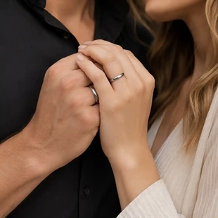 Carbide wolfraam verloving / trouwring
